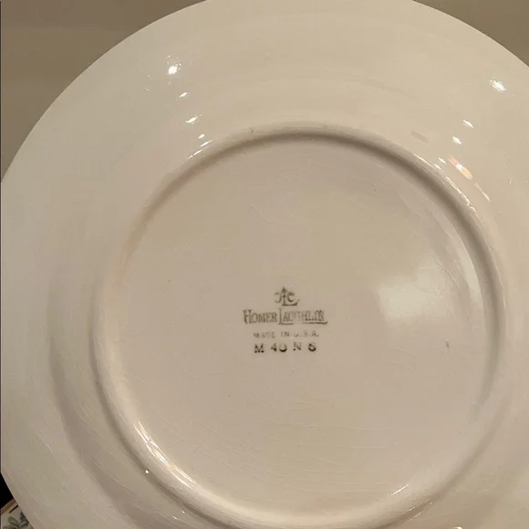 Vintage Homer Laughlin salad plate set of 4 plates - Picture 2 of 3